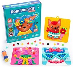 Ideas de Actividades de Manualidades con Pompones para Fiestas