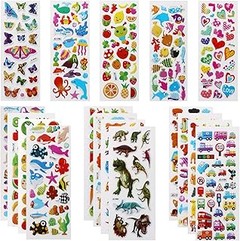 Opciones creativas en lugar de pegatinas de animales infantiles