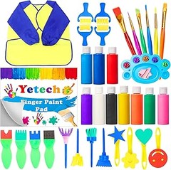 ¿Cómo usar los pinceles de un kit infantil de forma creativa?