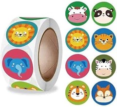 Cómo utilizar pegatinas de animales en manualidades infantiles