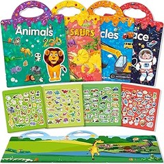 10 ideas innovadoras para usar pegatinas reutilizables infantiles