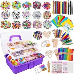 ¿Qué son los maletines para manualidades infantiles y qué incluyen?