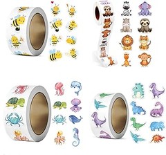 Los mejores rollos de pegatinas infantiles para actividades escolares