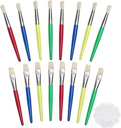 ¿Qué pinturas son compatibles con pinceles lavables para niños?