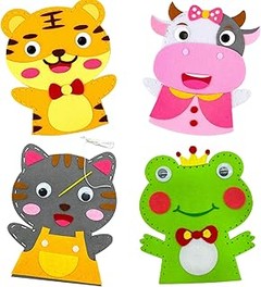 ¿Cuánto cuestan los kits de manualidades para marionetas infantiles?