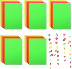 Ideas divertidas para proyectos con cartulinas fluorescentes infantiles