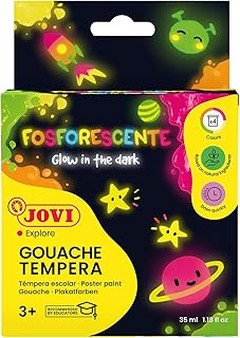 Témperas fluorescentes infantiles