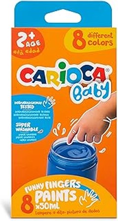 Témperas para dedos infantiles