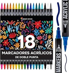 Rotuladores de punta pincel infantiles