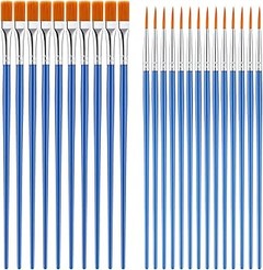 Cómo utilizar pinceles de punta plana en tus manualidades infantiles