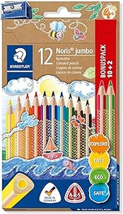 Beneficios de los lápices de colores gruesos en manualidades infantiles