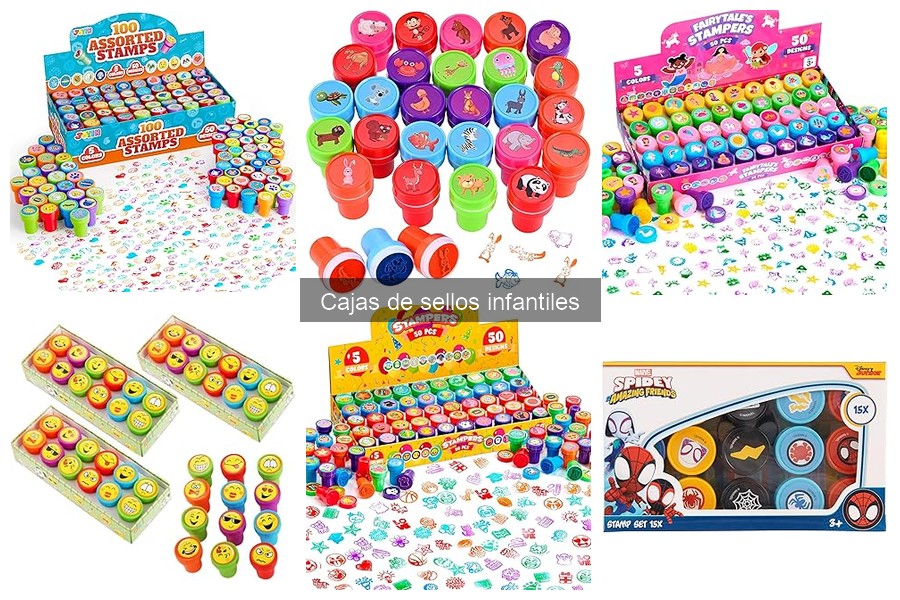 Actividades creativas con cajas de sellos infantiles