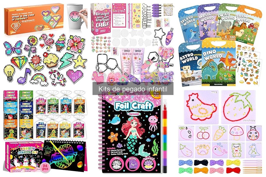 Actividades Creativas con Kits de Pegado Infantil