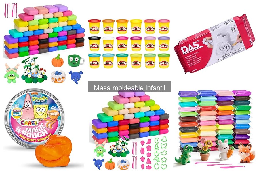 Actividades Creativas con Masa Moldeable Infantil