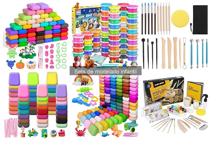 Actividades creativas con sets de modelado infantil