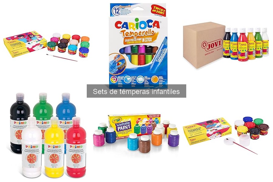 Actividades Creativas con Sets de Témperas Infantiles