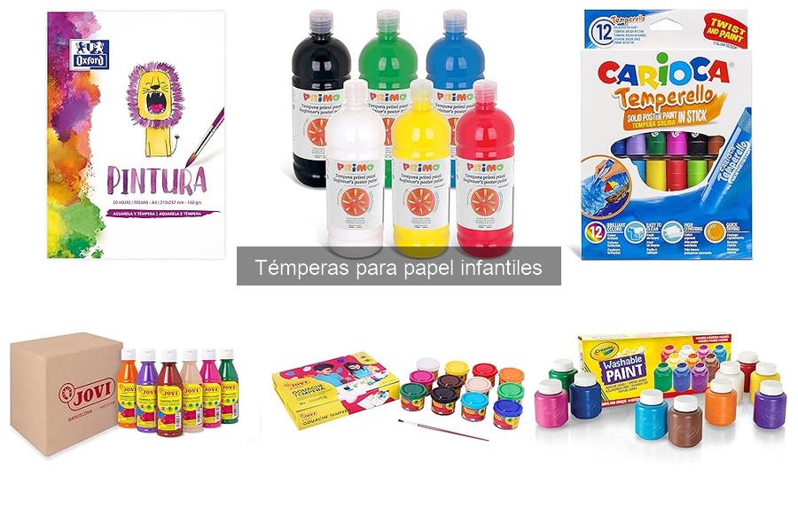 Actividades creativas con témperas para niños