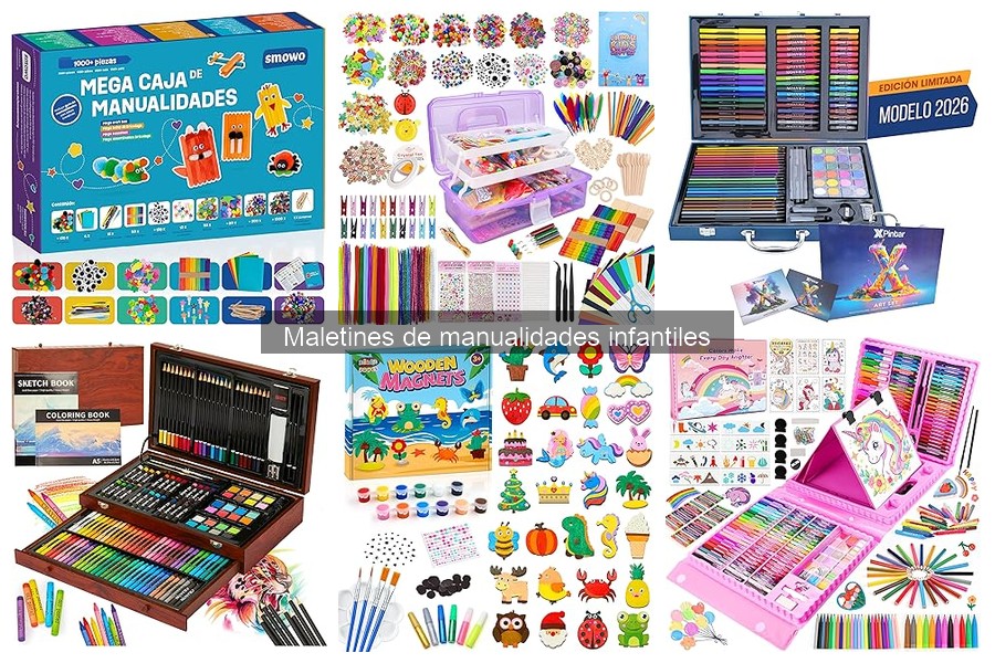 Actividades divertidas con maletines de manualidades infantiles