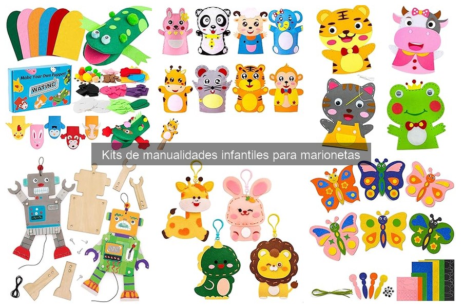 Actividades educativas con kits de manualidades de marionetas