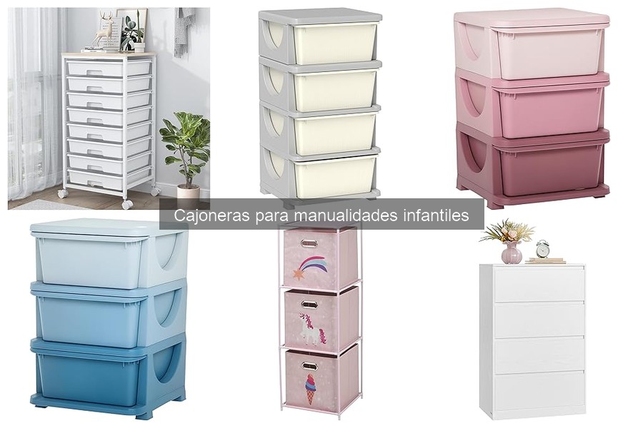 Alternativas a cajoneras para manualidades infantiles