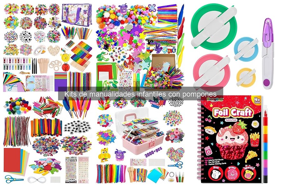 Alternativas a Kits de Manualidades con Pompones para Niños