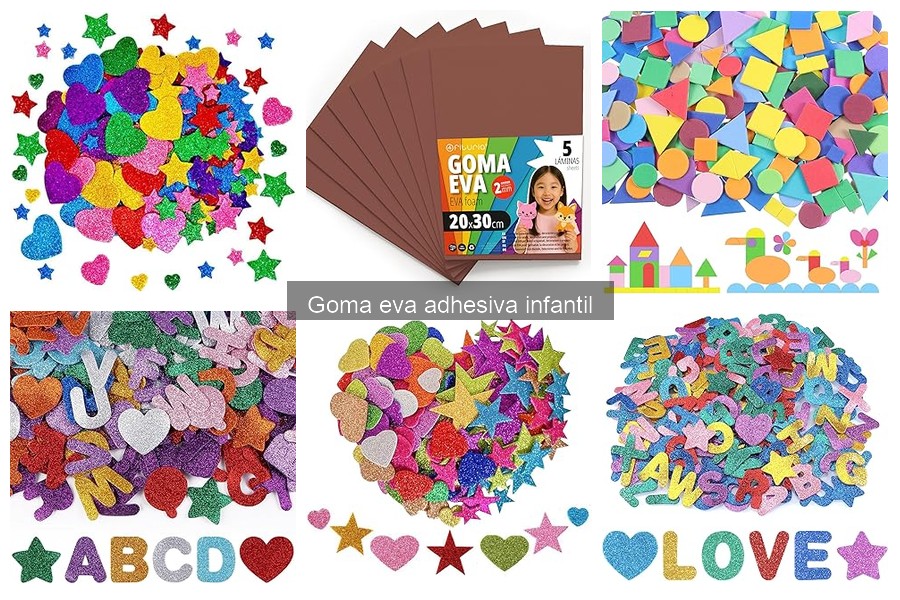 Alternativas a la goma eva adhesiva para manualidades infantiles