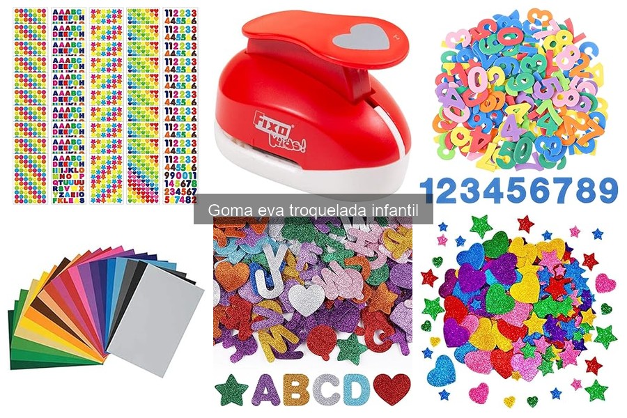Alternativas a la goma eva troquelada en manualidades infantiles