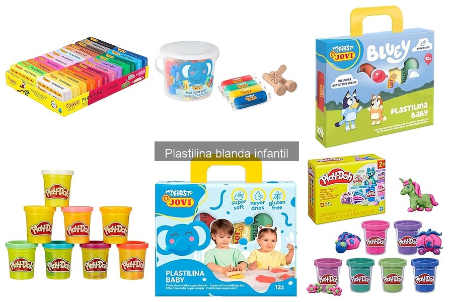 Alternativas a la plastilina blanda para manualidades infantiles