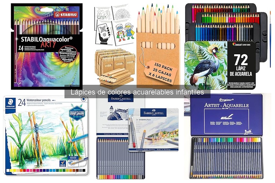Alternativas a lápices acuarelables para manualidades infantiles