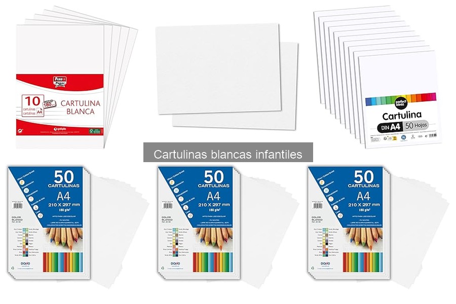 Alternativas a las Cartulinas Blancas para Manualidades Infantiles