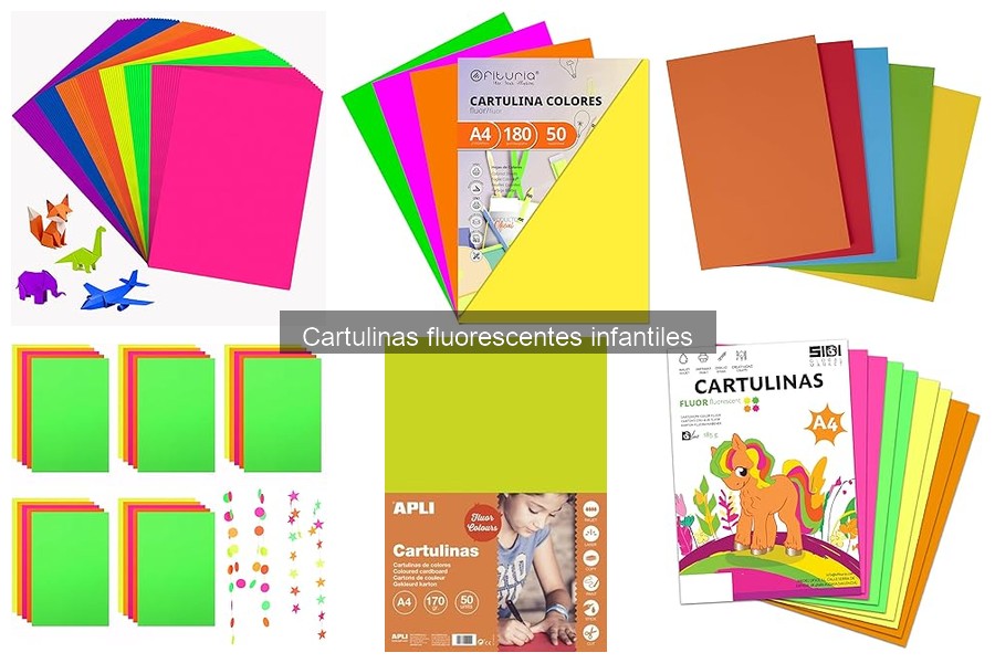 Alternativas a las cartulinas fluorescentes para manualidades