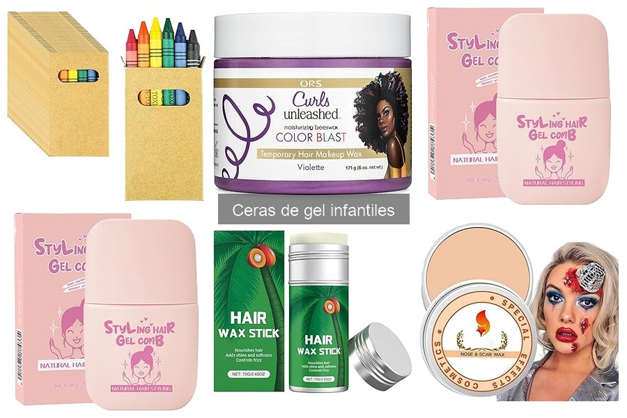 Alternativas a las ceras de gel para manualidades infantiles