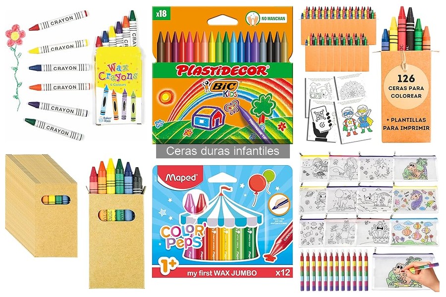Alternativas a las ceras duras infantiles para manualidades