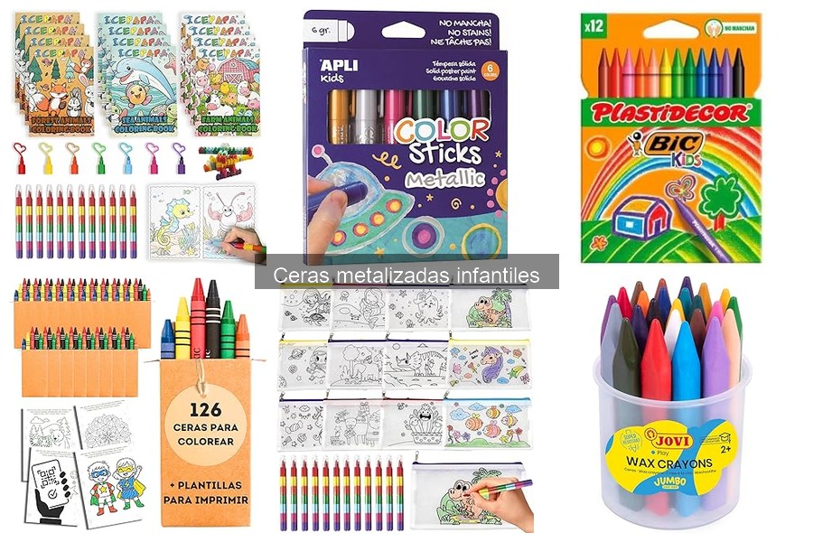 Alternativas a las ceras metalizadas infantiles para manualidades
