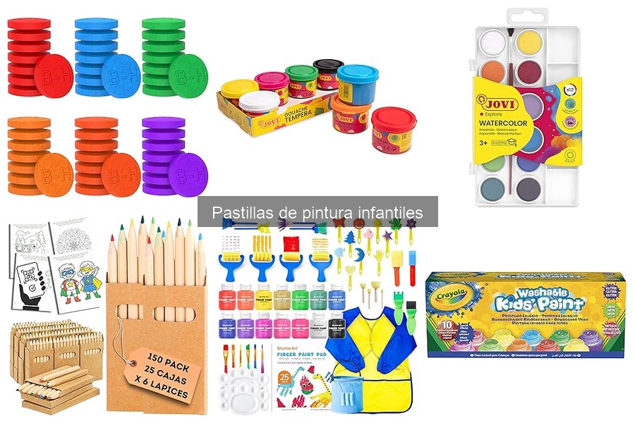 Alternativas a las Pastillas de Pintura Infantiles