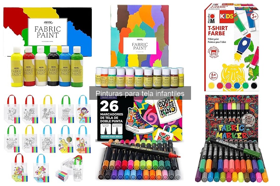 Alternativas a las pinturas para tela infantiles
