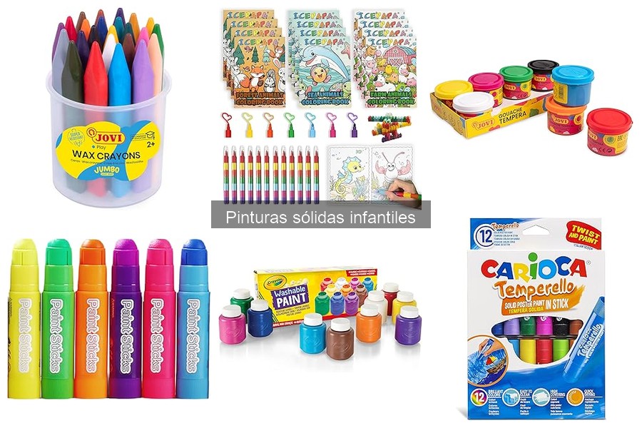 Alternativas a las Pinturas Sólidas Infantiles para tus Manualidades