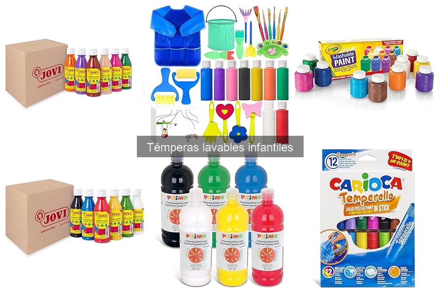 Alternativas a las témperas lavables infantiles para niños