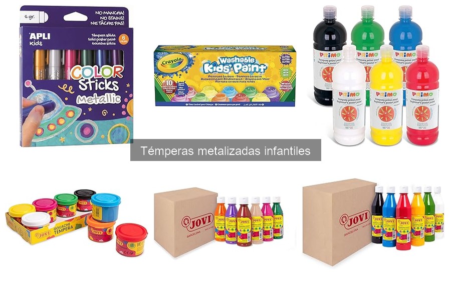 Alternativas a las Témperas Metalizadas para Manualidades