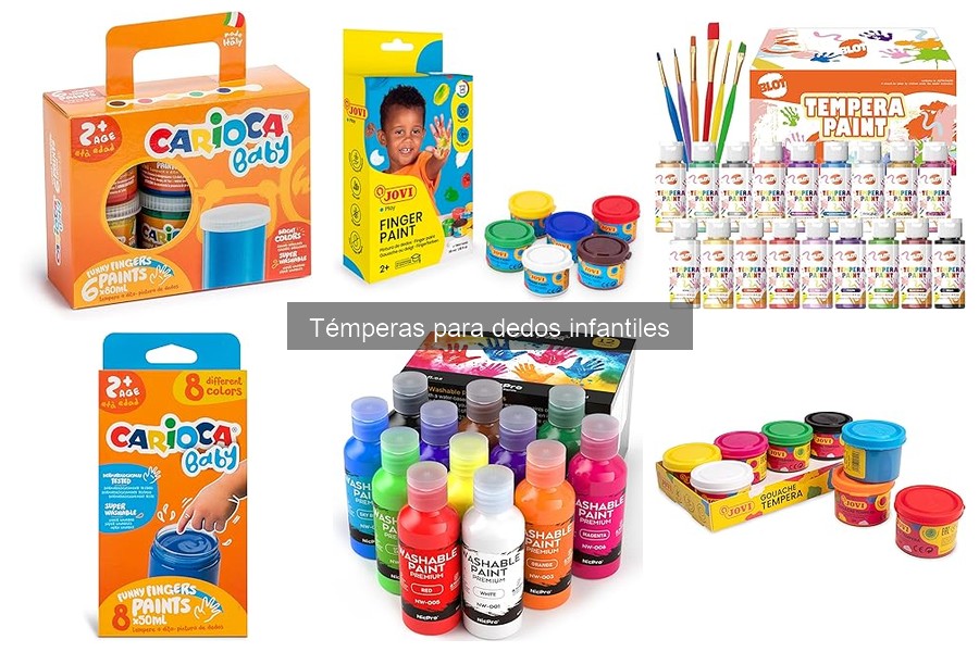 Alternativas a las Témperas para Dedos en Manualidades Infantiles