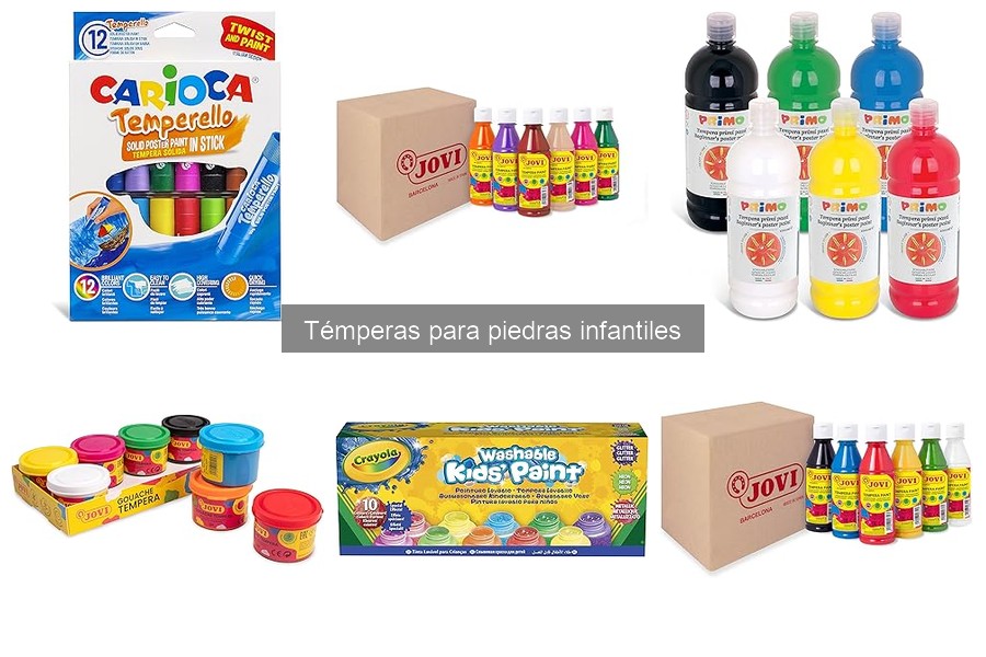 Alternativas a las Témperas para Pintar Piedras Infantiles