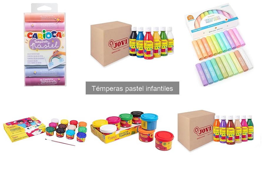 Alternativas a las témperas pastel para manualidades infantiles