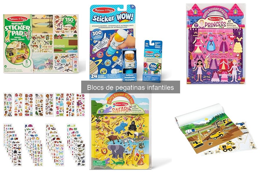 Alternativas a los blocs de pegatinas infantiles