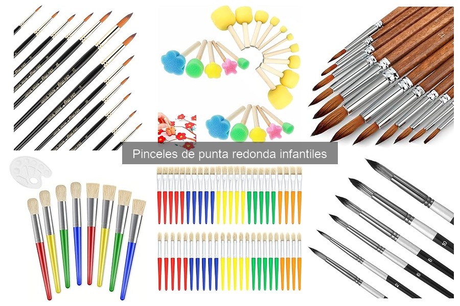 Alternativas a los Pinceles de Punta Redonda para Niños