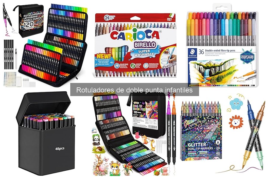 Alternativas a los rotuladores de doble punta infantiles