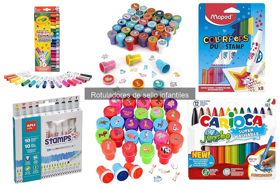 Alternativas a los rotuladores de sello infantiles