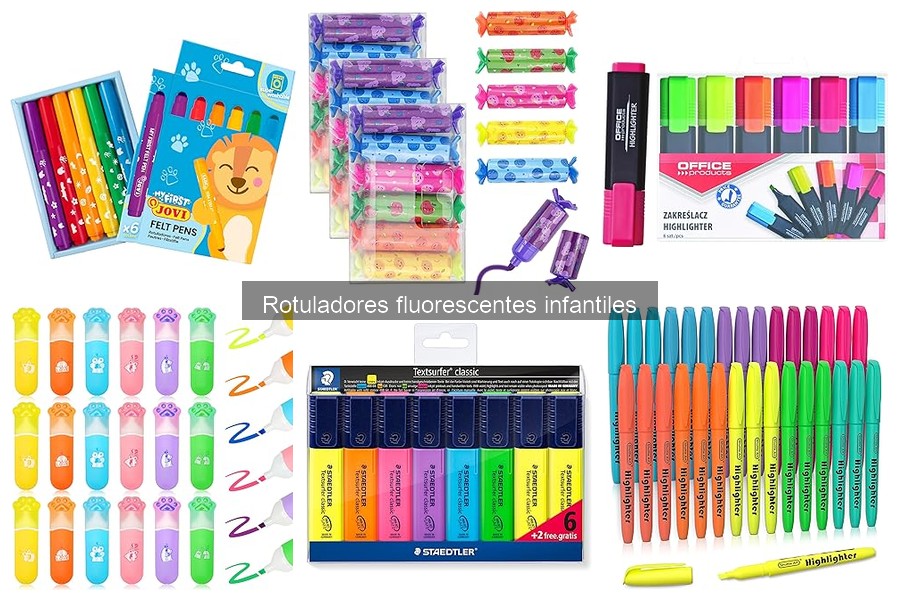 Alternativas a los rotuladores fluorescentes para manualidades