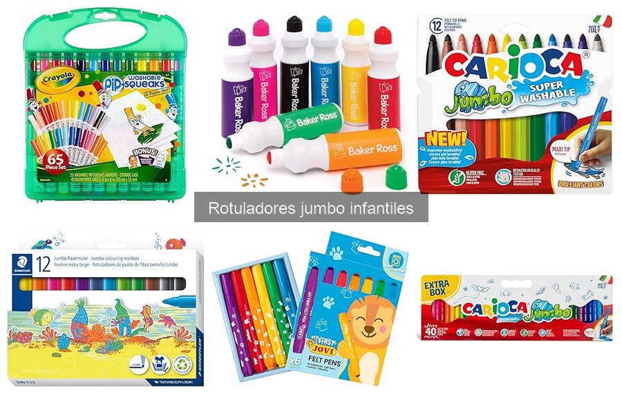 Alternativas a los rotuladores jumbo para manualidades infantiles