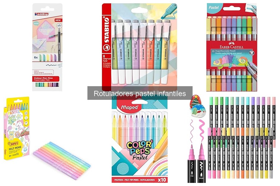 Alternativas a los Rotuladores Pastel Infantiles - Mejores Opciones