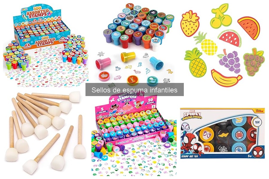 Alternativas a los sellos de espuma para manualidades infantiles